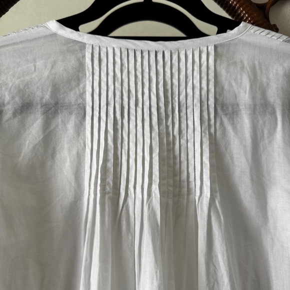 Cabi crochet detail one button closure boho blouse size XS oversized - Picture 10 of 11